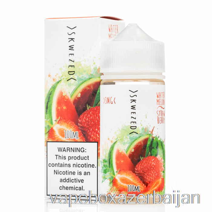 Vape Baku Watermelon Strawberry - Skwezed - 100mL 0mg